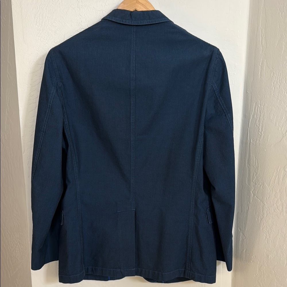 Banana Republic Blue Sport Coat Classic Tailored Style - Picture 3 of 6